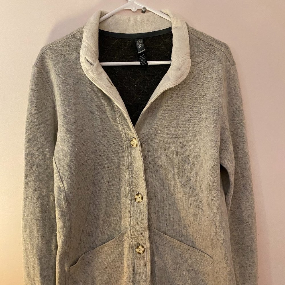 Mountain Hardware button up wool sweater